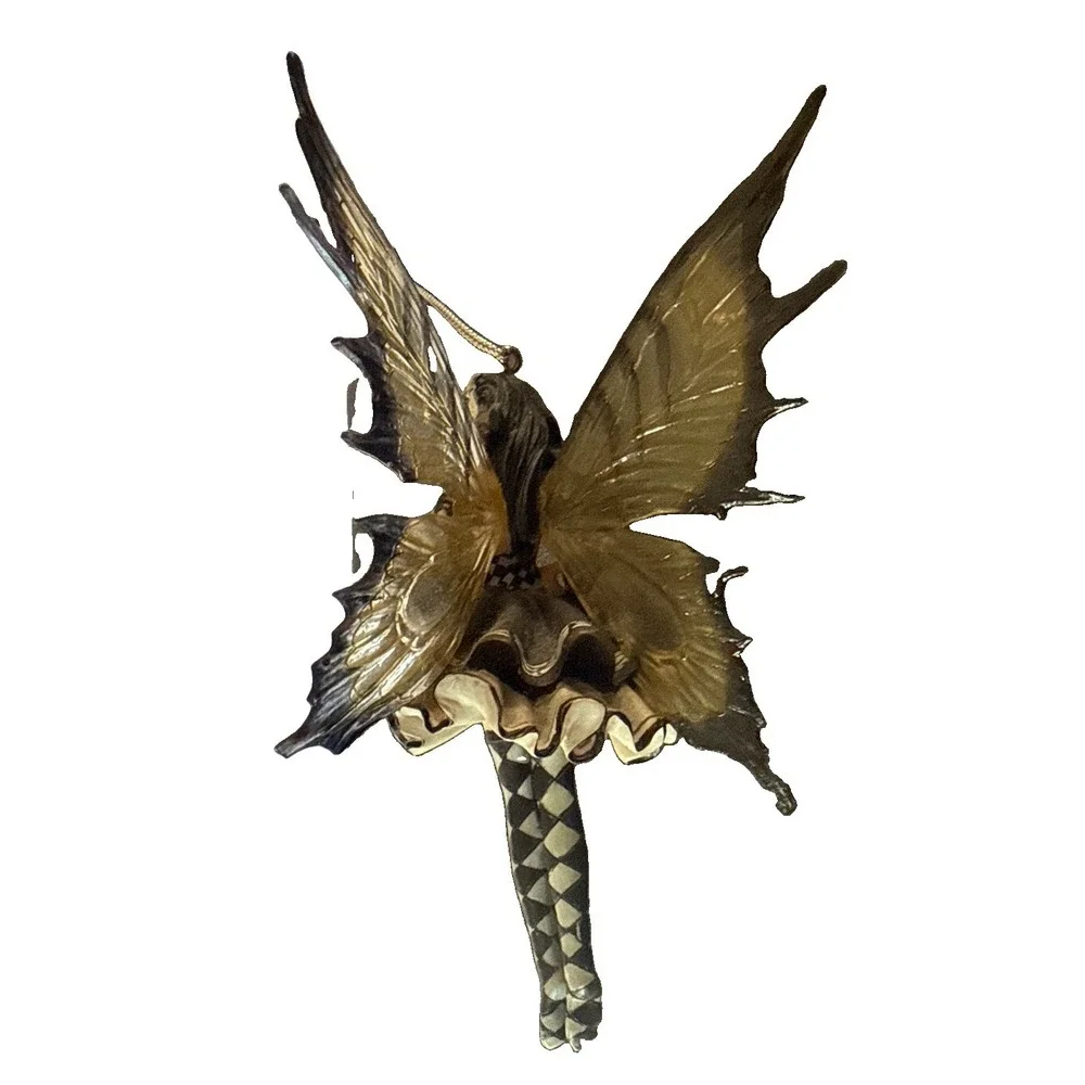 Dragonsite Symphony In Black & White Fairy Ornament by Nene Thomas NT109